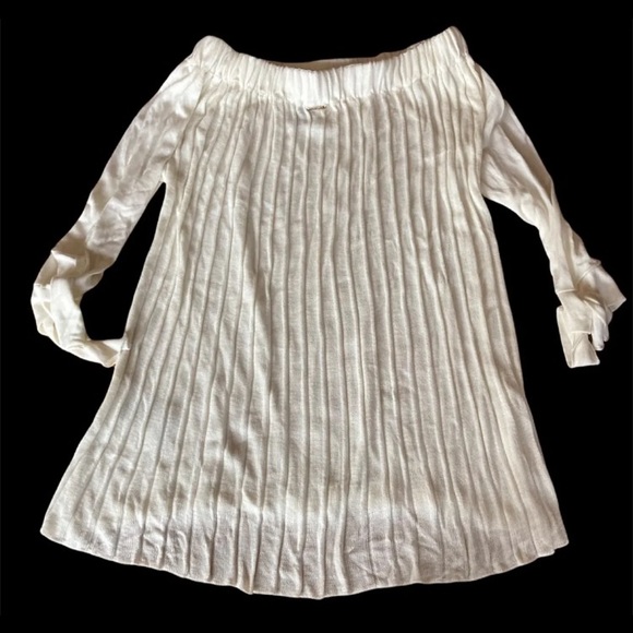 Annarita n crème tie sleeve sweater - Picture 1 of 10